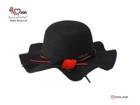 کلاه نمدی دخترانه طرح سوسن