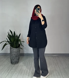 مانتو کتان شادلی