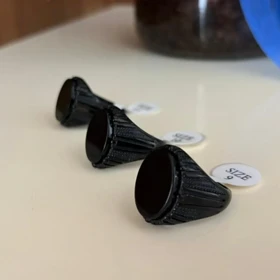 انگشتر استیل رنگ ثابت مردانه کد tw10043