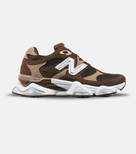 کفش کتانی زنانه کرم قهوه ای NEW BALANCE 9060 مدل 7620