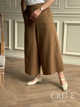 دامن شلواری لینن