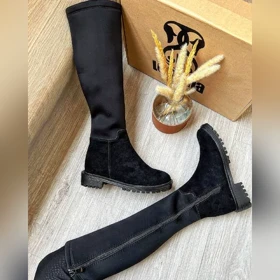 بوت بلند استرج بغل زیپ _ 1283