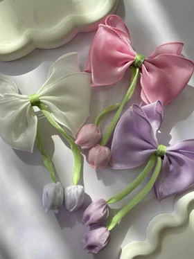 پاپیون فرانسوی آویز لاله- کد 932