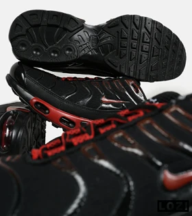 کفش کتانی مردانه و زنانه مشکی قرمز NIKE AirMax Plus TN Ultra
