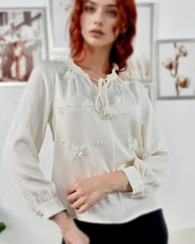 شومیز مروارید پروانه