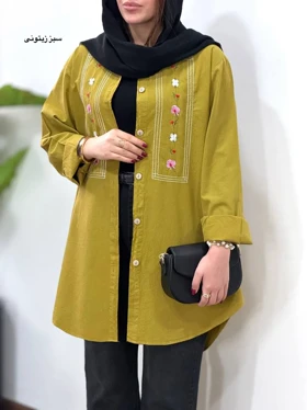 مانتو گلدوزی آیسو مارینا