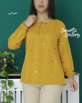 بلوز توری قلب