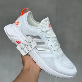 کتانی ادیداس کلد فوم سفید نارنجی Adidas Cloudfoam