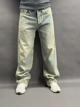 شلوار بگ مردانه کثیف شور BALENCIAGA ساده 22