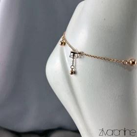 پابند تک نگین رزگلد 60062