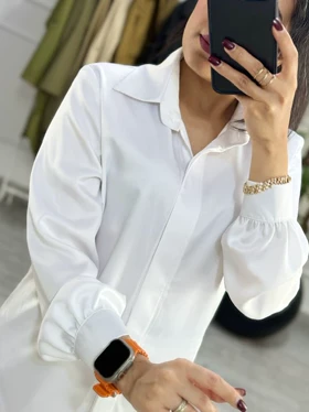 شومیز پیراهنی بیسیک( ایراددار)