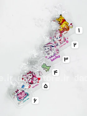 کیسه آب گرم سایز کوچک شفاف فانتزی