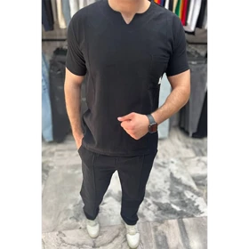 ست مراکشی لینن یقه کوبایی