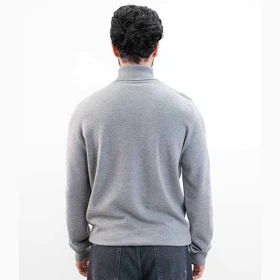 پلیور بافت یقه اسکی اسلیم فیت مردانه - 03252356