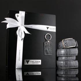 ست هدیه مردانه چرم یلسان مدل کایا کد NHL-GC-066