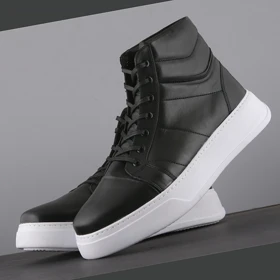 نیم بوت مردانه چرم یلسان مدل بایا کد 509-GN