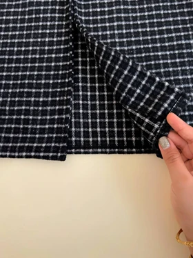 کت چهارخونه پشمی 2419