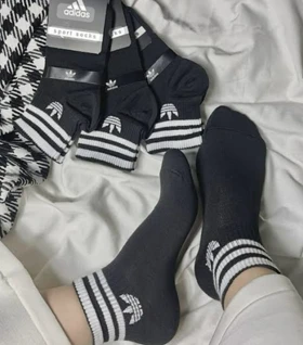 جوراب نیم ساق کش انگلیسی آدیداس 12 جفتی