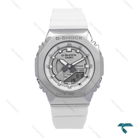 ساعت جیشاک زنانه GM-S2100 زنانه نقره ای سفید G-shock-6392-L