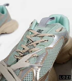 کفش کتانی مردانه و زنانه سبز طلایی Balenciaga 3XL مدل 6825