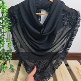 روسری گل برجسته