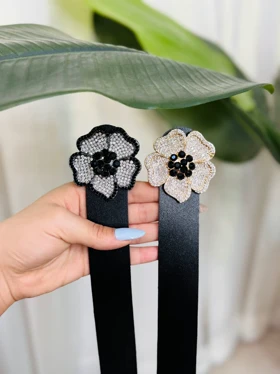 کمربند گل نگینی 2726