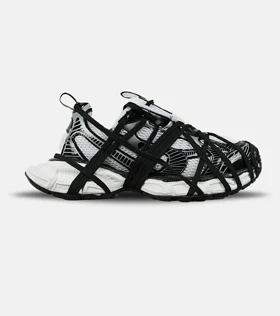 کفش کتانی مردانه و زنانه سفید مشکی BALENCIAGA 3Xl Exteme Laces مدل 7824