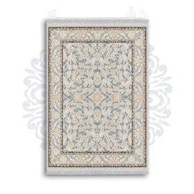 *جدید* فرشینه از جنس پارچه شانل مخمل ترک طرح فانتزی برند دفه کد 42