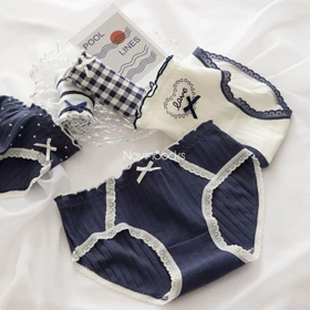 شورت نخی سورمه ای طرح Love (سایز 36 الی 40) L