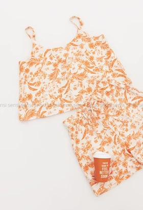 ست تاپ شلوارک طرح دار کد1005306