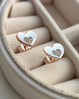 گوشواره میخی قلب آلیا ژوپینگ