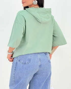 تیشرت کلاهدار السا(38)کد:5602