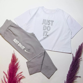 ست کراپ شلوارک just do it کد 497