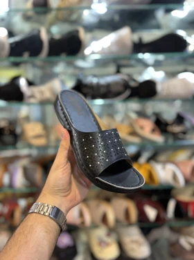 صندل زنانه طبی صحرا مشکی
