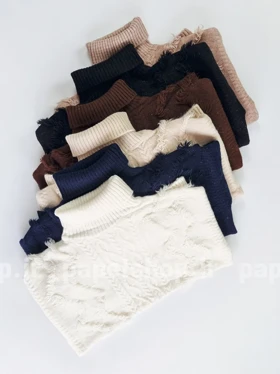 بلوز یقه اسکی شاین دار