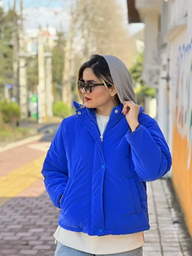 کاپشن کلاهدار ناز