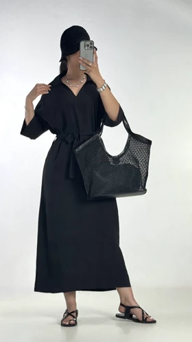 کفتان بغل چاک کد 160049 (مشکی)