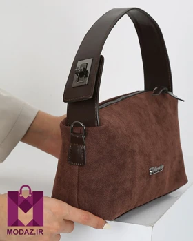 کیف زنانه جیر دستی و دوشی گاماس K224 GAMAS (قهوه ای)