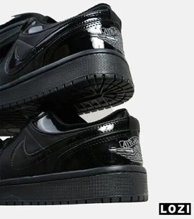 کفش کتانی مردانه مشکی نایک NIKE jordan 1 مدل 5962