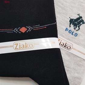 جوراب ساق بلند مردانه مدل پنبه‌ای ضیاکو کد 5182-4002-2 بسته 2 عددی