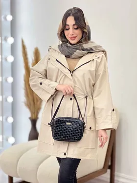 بارانی دو جیب پاکتی گلاره