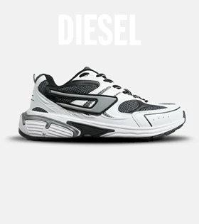 کفش کتانی مردانه سفید خاکستری DIESEL S-SERENDIPITY SPORT مدل 6604