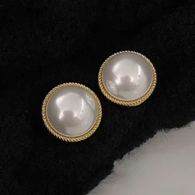 گوشواره مرواریدی گرد