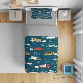 روتختی کودک طرح ماشین ها کد 103200