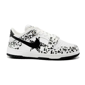 کتانی اسپرت مردانه مدل نایک جردن Nike رنگ سفید مشکی