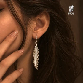 گوشواره نقره زنانه کدgn1048