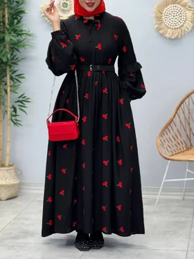 3401-پیراهن مزونی گیلاس