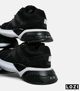 کفش کتانی مشکی سفید AMIRI Bone Runner