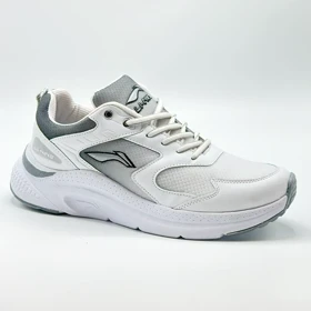 کفش و کتانی اسپرت مردانه لی نینگ LI_NING رنگ سفید طوسی