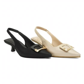 کفش مجلسی زنانه پاشنه‌دار 3 سانت زنانه مدل 400355 _ sandal valentino